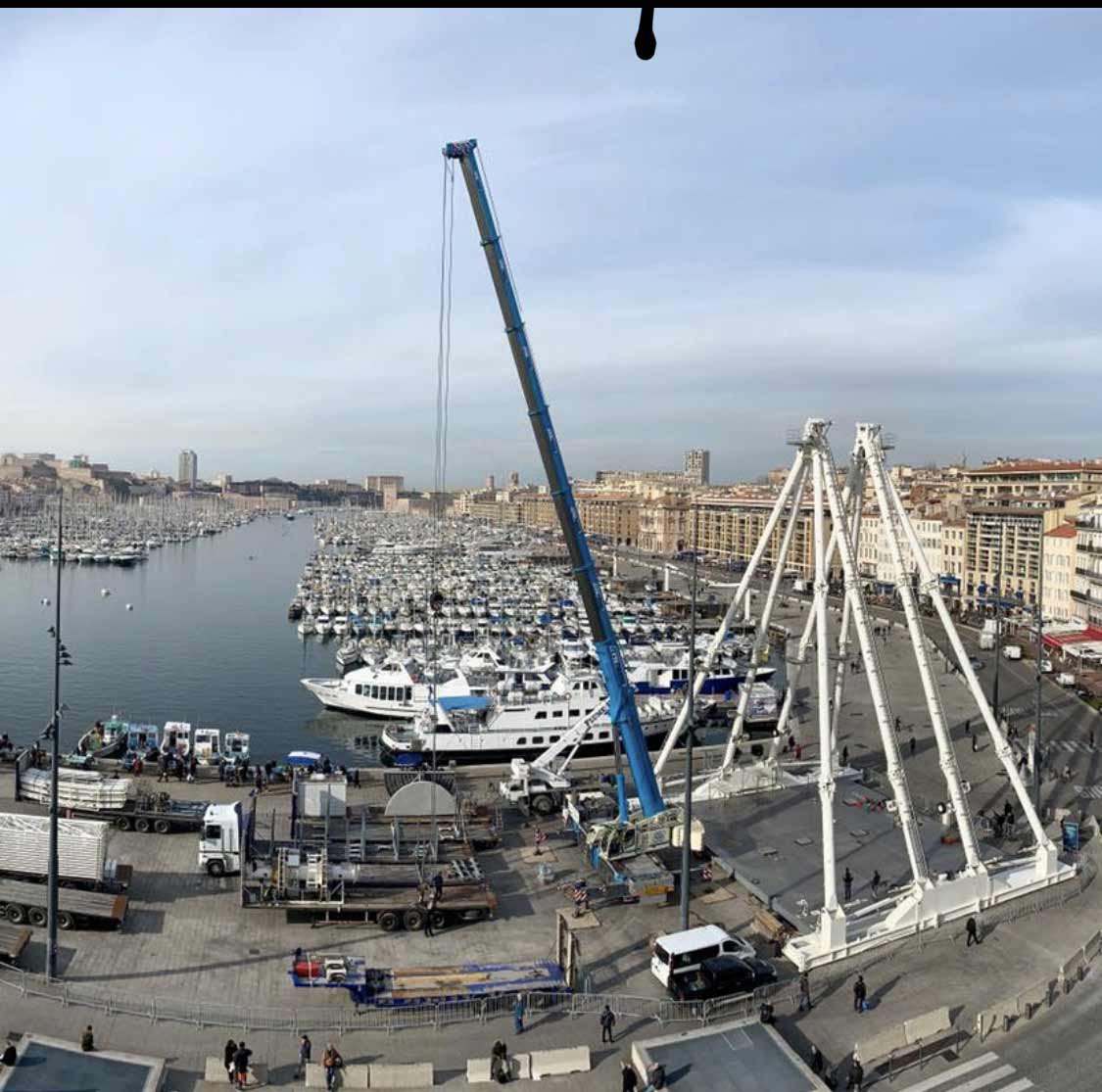 grue vieux port Marseille